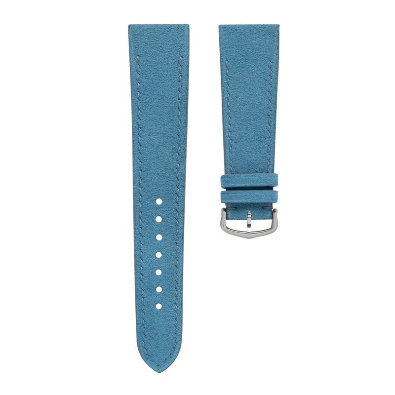 Baby Blue Alcantara – Santos-Dumont Strap