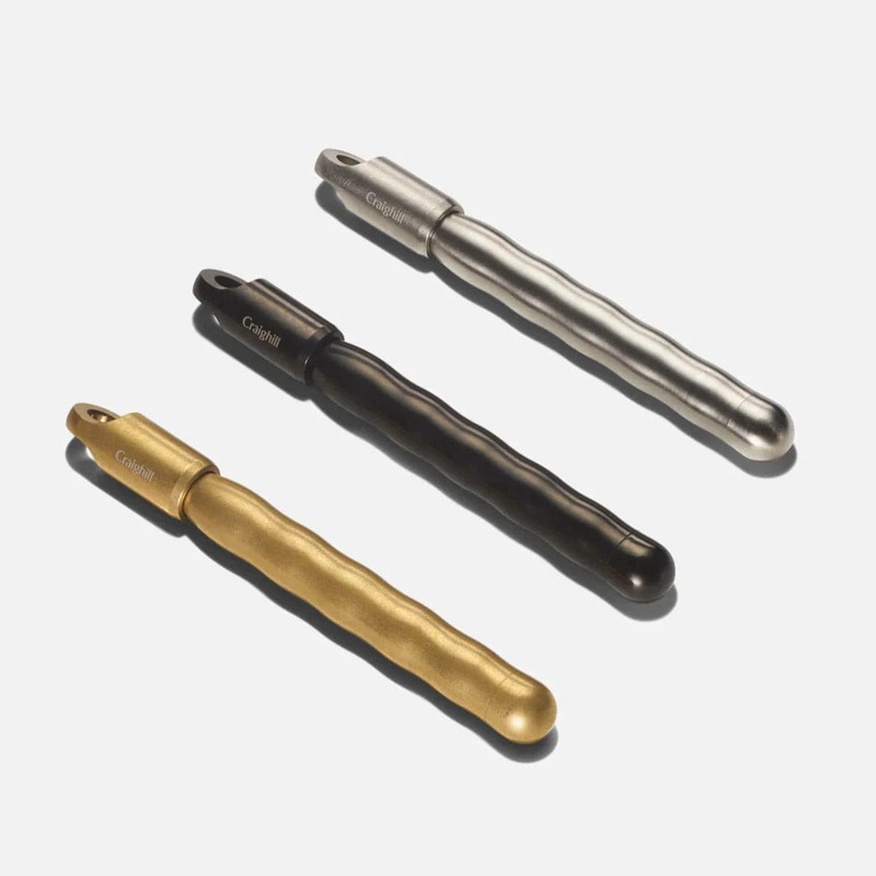 Caro Pen|Vapor Black|Brass|Stainless Steel