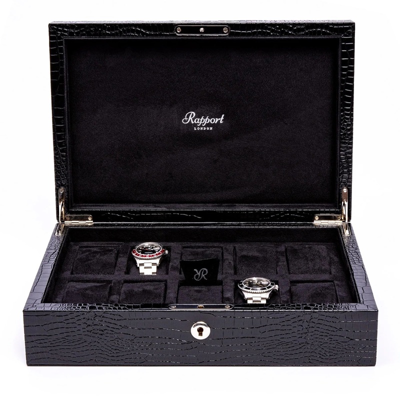 Brompton 10 Watch Collector Box – Black
