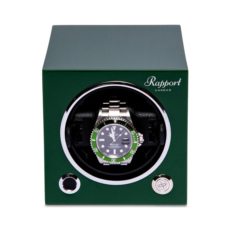 EVO Cube 1 Watch Winder Digital – Racing Green