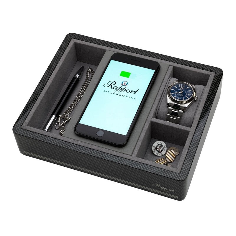 Formula Wireless Charging Tray Carbon Fibre