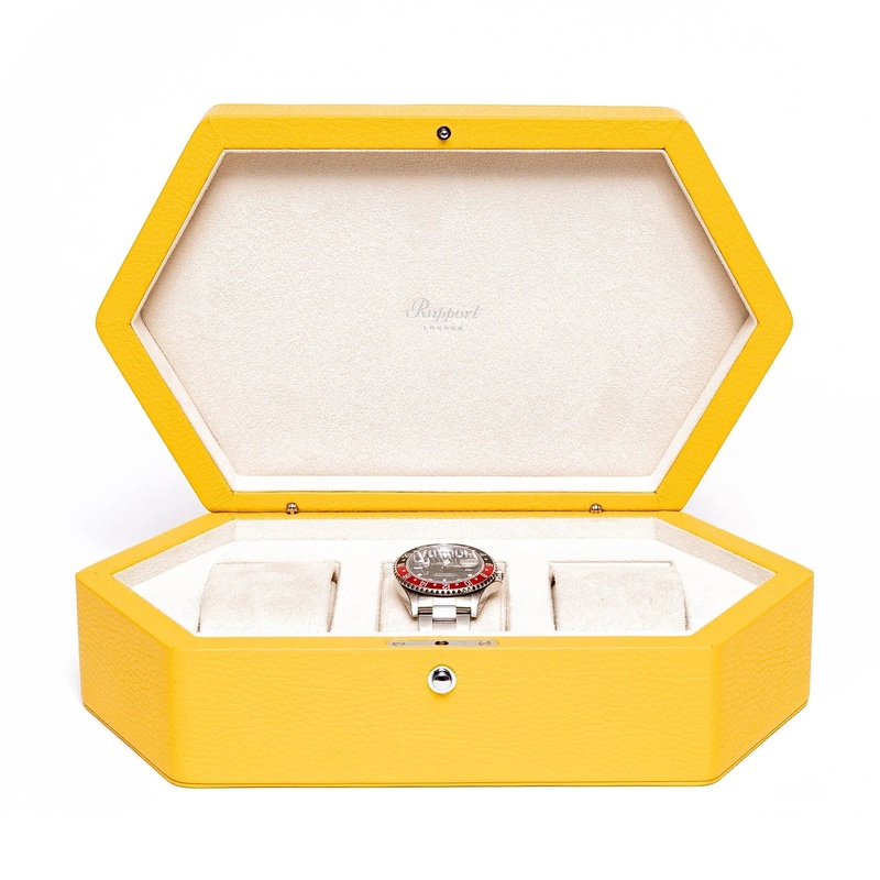 Portobello 3 Watch Box – Yellow