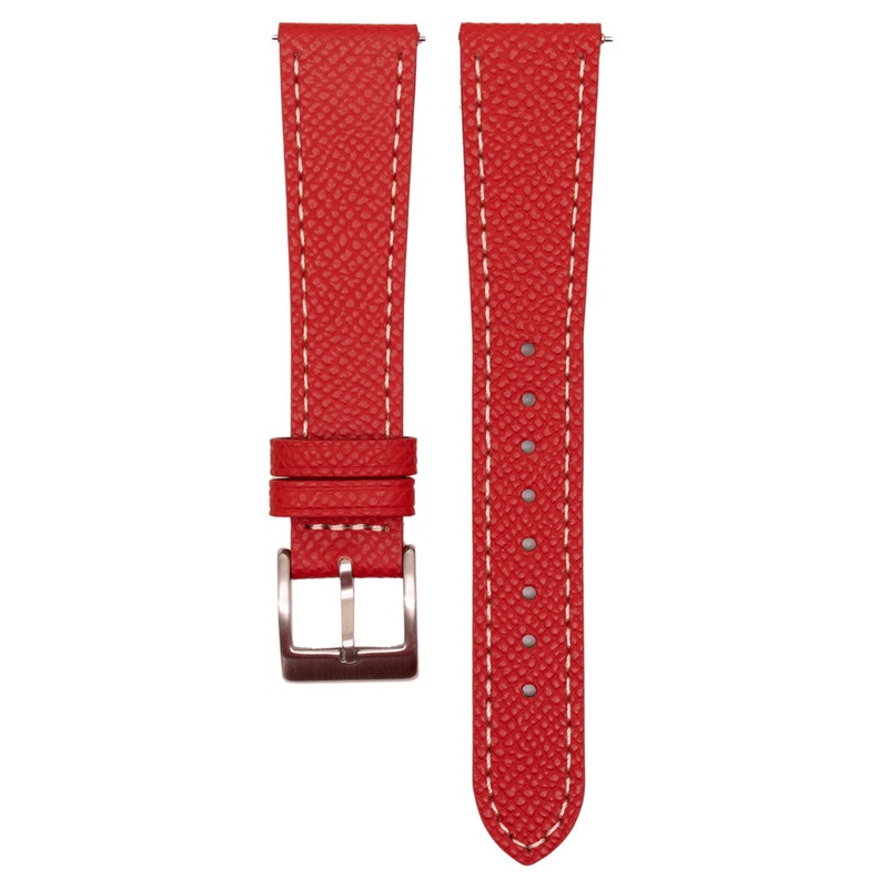 Red – TK Leather Strap|19mm|20mm