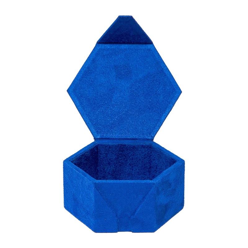 Tangram Monogram Suede – Blue