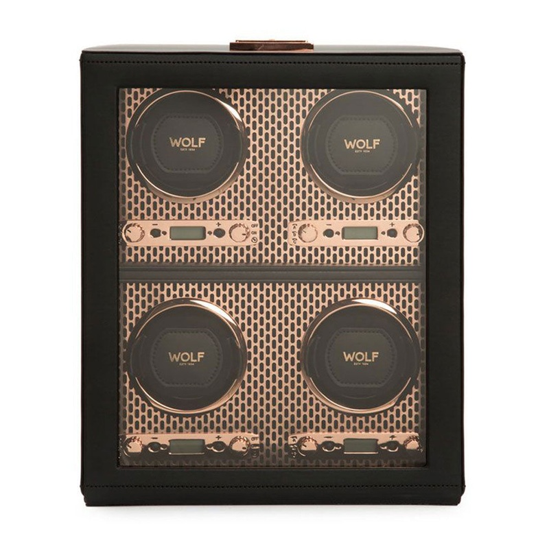 Axis 4 Piece Watch Winder|Copper