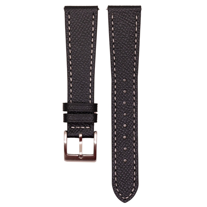 Black – TK Leather Strap|18mm|19mm|20mm