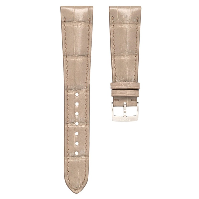 Matte Oatmeal Alligator Signature Strap