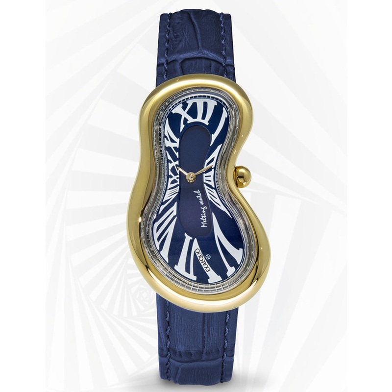 Melting Watch – Gold Blue