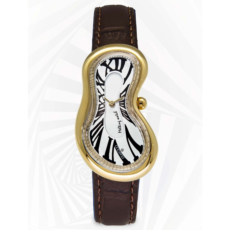 Melting Watch – Gold White