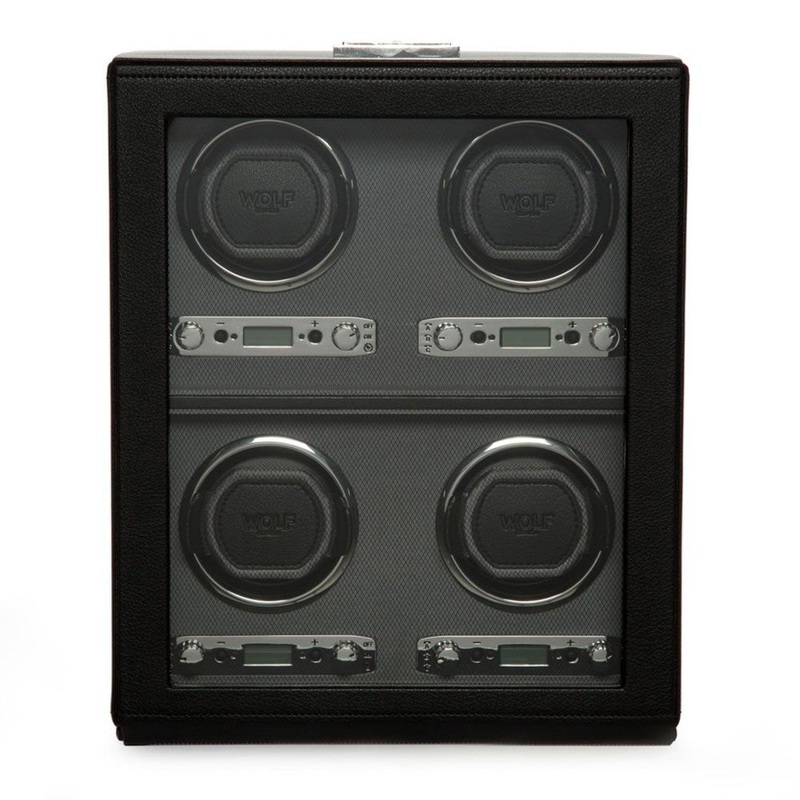 Viceroy 4 Piece Watch Winder|Black