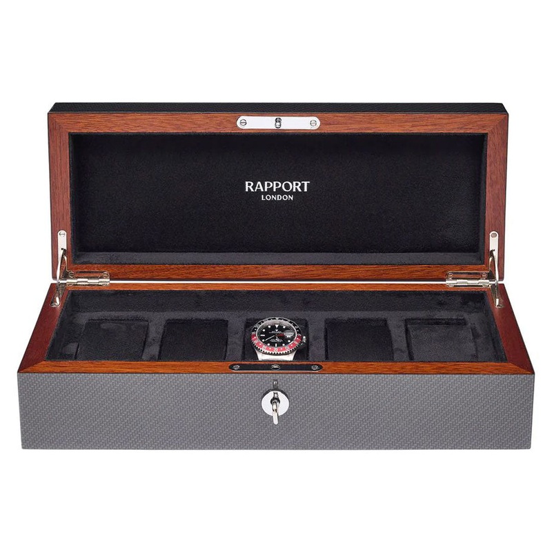 Carbon Fibre  5 Watch Box