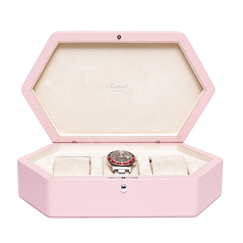 Portobello 3 Watch Box – Pink