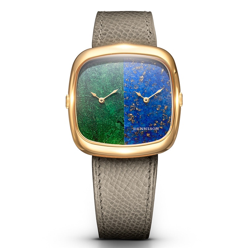 ALD Dual Time – BloodstoneLapis In Gold