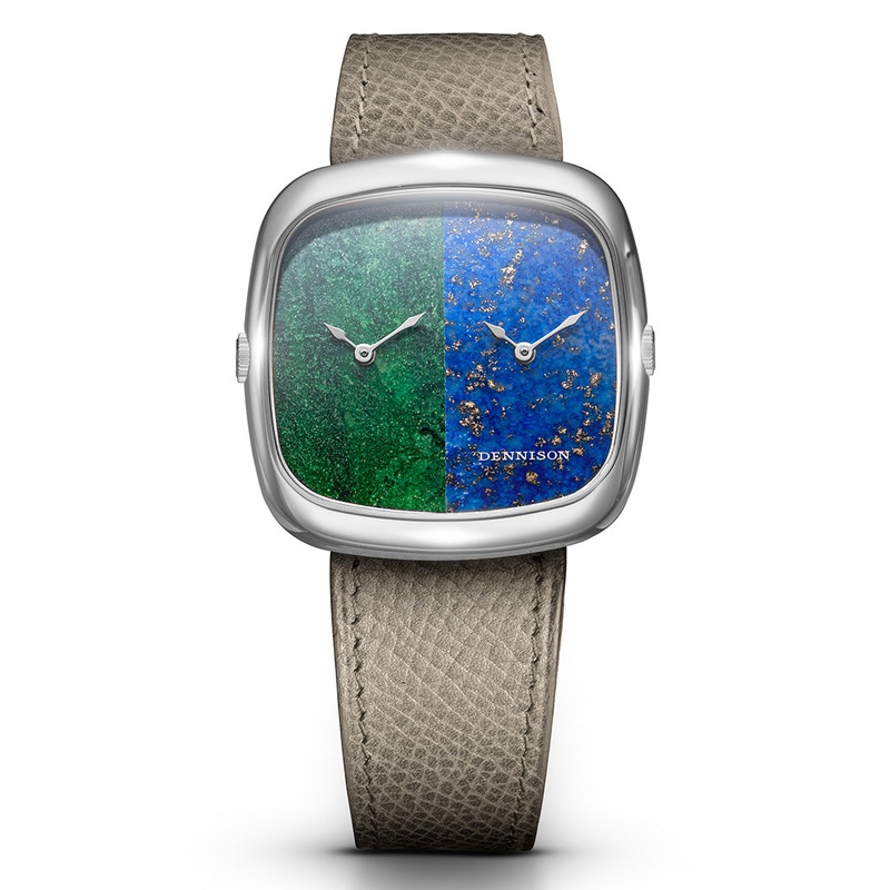 ALD Dual Time – BloodstoneLapis In Steel