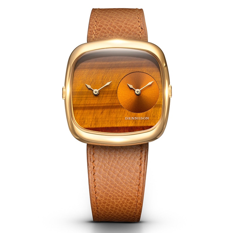 ALD Dual Time  Tiger Eye –  Sunray In Gold