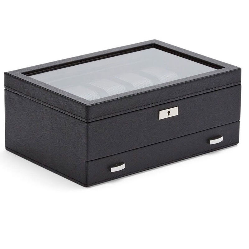 Classic 10 Piece Watch Box with Drawer