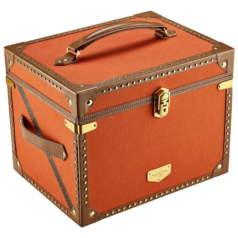 Ida Trunk Jewellery Box – Orange