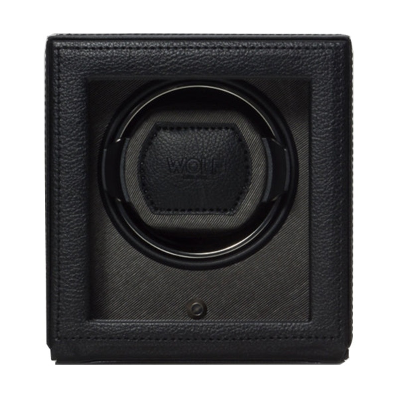 WOLF Cub Watch Winder Black With Cover