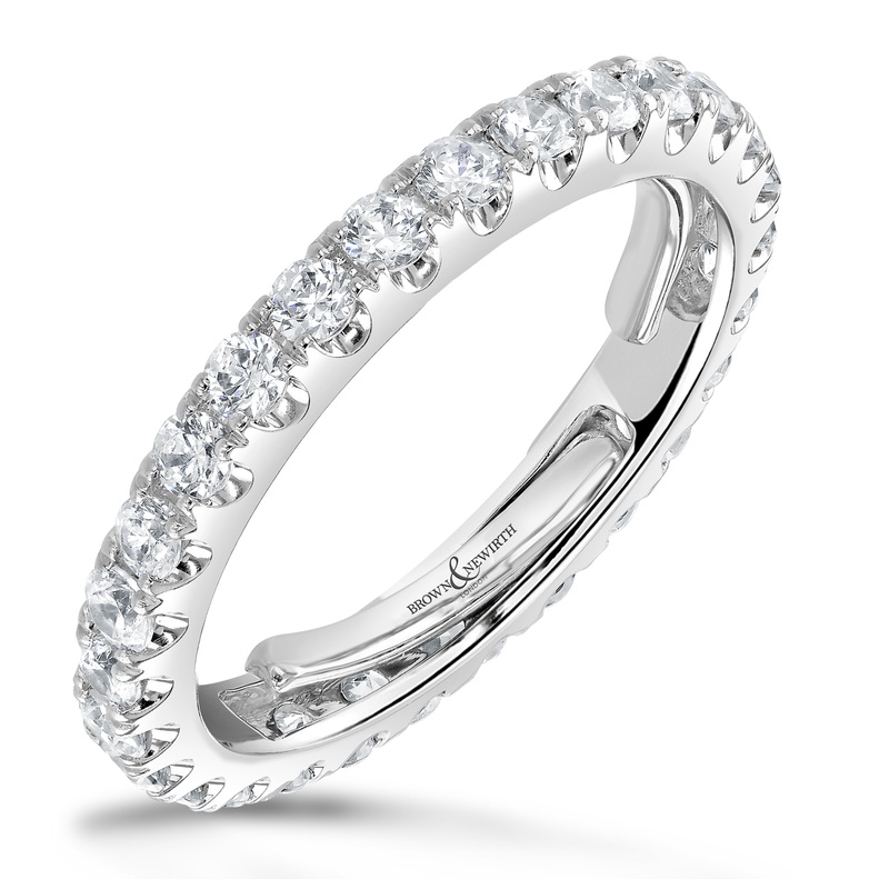Diamond 1.50ct Evolution Platinum Full Eternity Ring by Brown and Newirth