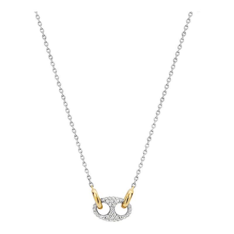 Ti Sento Cubic Zirconia Coffee Bean Necklace 3986ZY