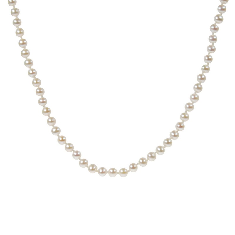 Cultured Pearl 9ct Yellow Gold Necklace