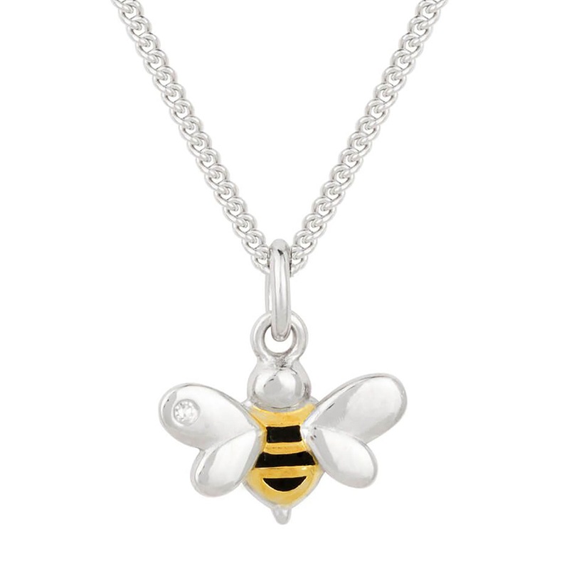 D for Diamond Child’s Bee Pendant
