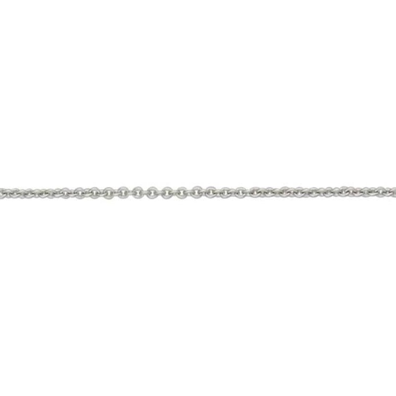 9ct White Gold 16 Inch Trace Link Chain