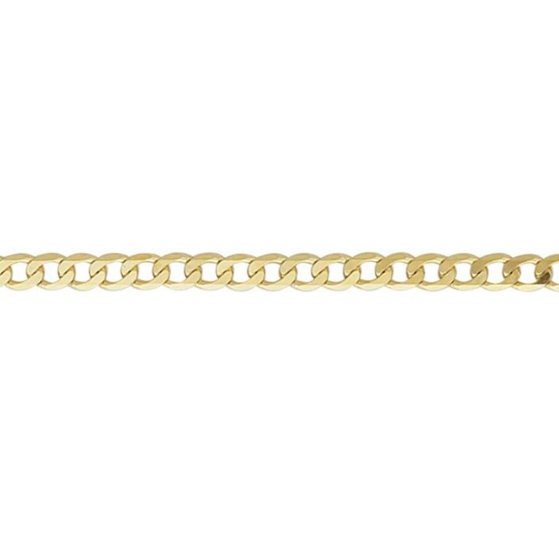 9ct Yellow Gold 18 Inch Metric Curb Chain