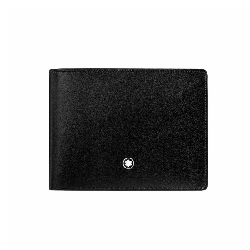 Montblanc Leather – Meisterstck Black Wallet 6CC