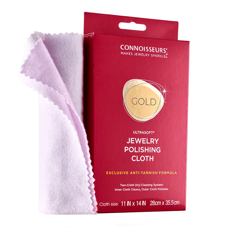 Connoisseurs UltraSoft Jewellery Polishing Cloth Gold Buff