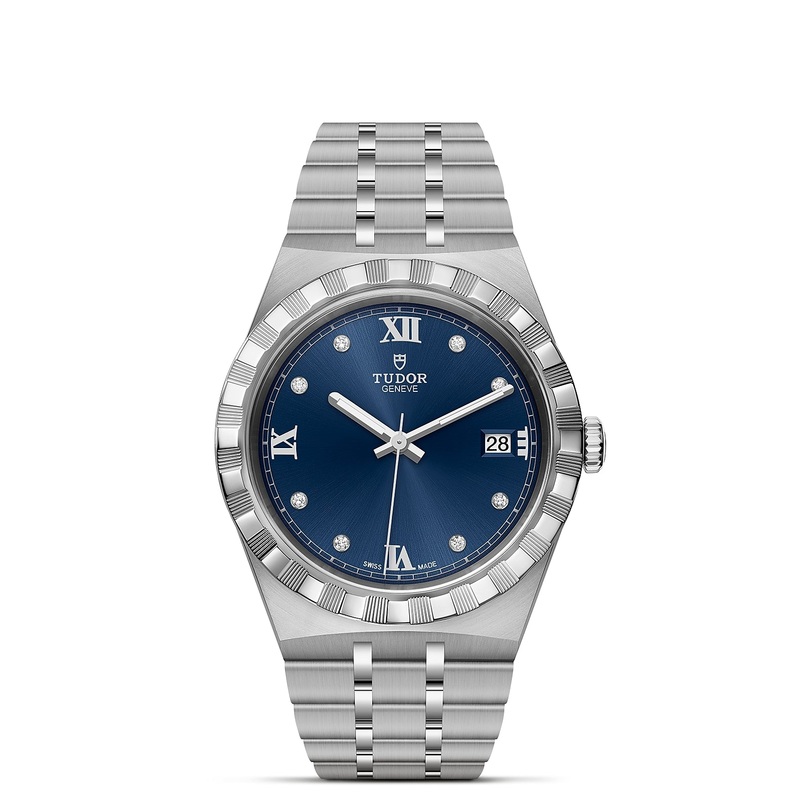 TUDOR Royal 38mm Steel Diamond Automatic Watch M28500-0006
