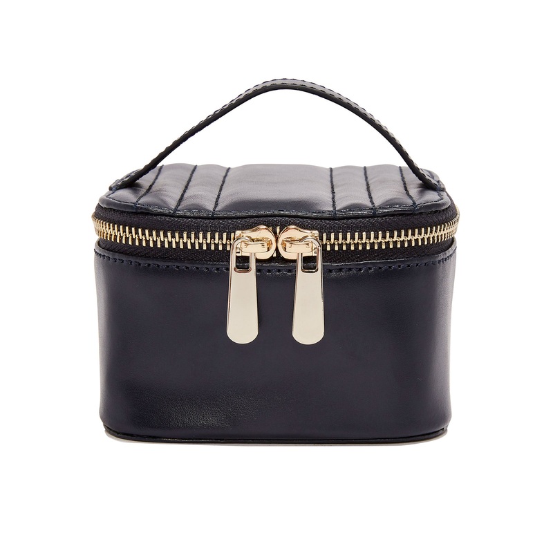 Wolf Maria Navy Zip Jewellery Cube