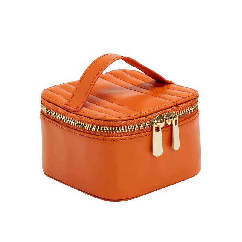 WOLF Maria Tangerine Zip Jewellery Cube