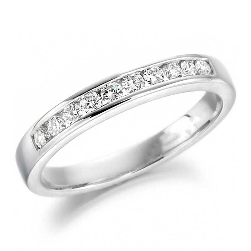 Diamond 0.26ct Platinum Wedding Ring