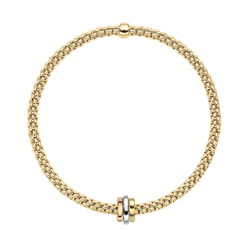 FOPE Flex’it Prima 18ct Yellow Gold Bracelet Medium