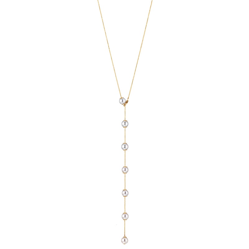 Yana Nesper Akoya Pearl 18ct Yellow Gold Transformable Necklace