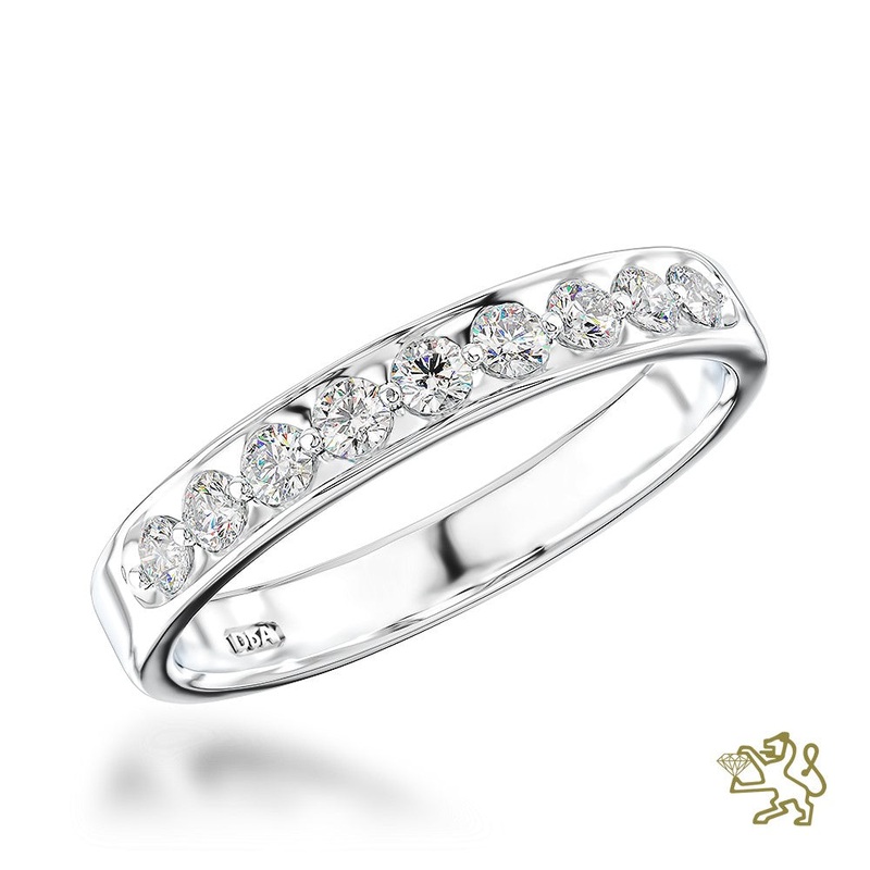 Serentiy Platinum .30ct Diamond Ring