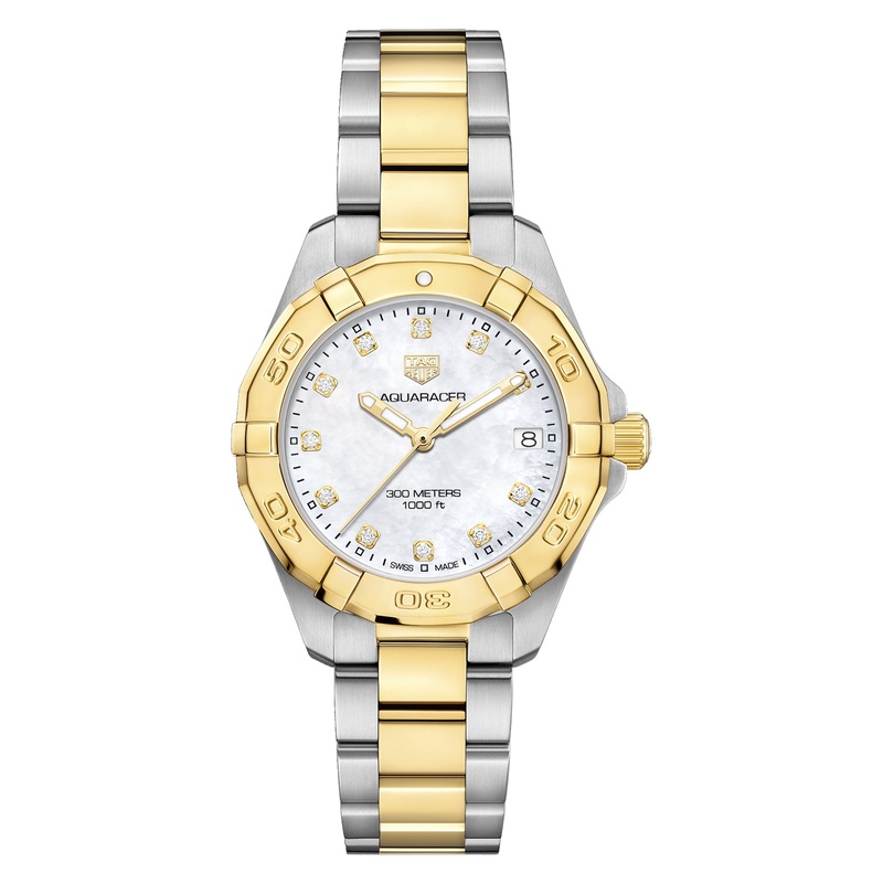 TAG Heuer Aquaracer 32mm 300M Mother of Pearl Quartz Watch WBD1322.BB0320