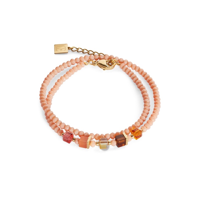 Coeur de Lion Joyful Colours Update Bracelet Gold-Orange