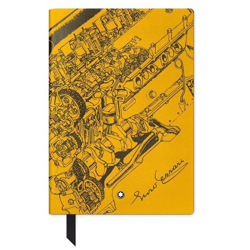 Montblanc Collector Lines – Leather Notebook Great Characters Enzo Ferrari, Modena Yellow – Lined.