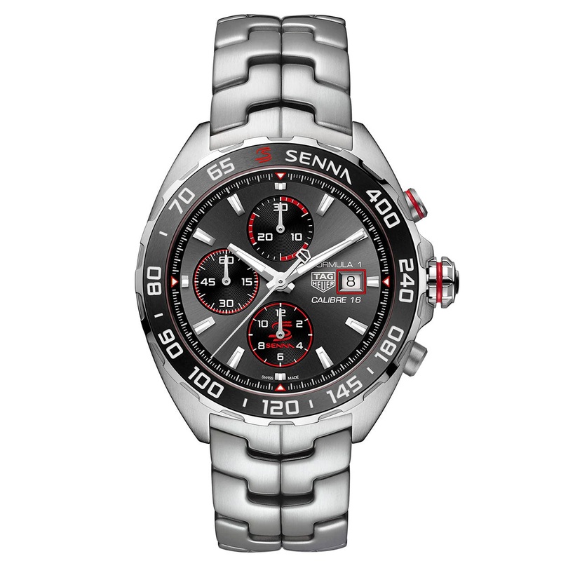TAG Heuer Formula 1 x Senna 44mm 200m Special Edition Automatic Chronograph Watch CAZ201D.BA0633