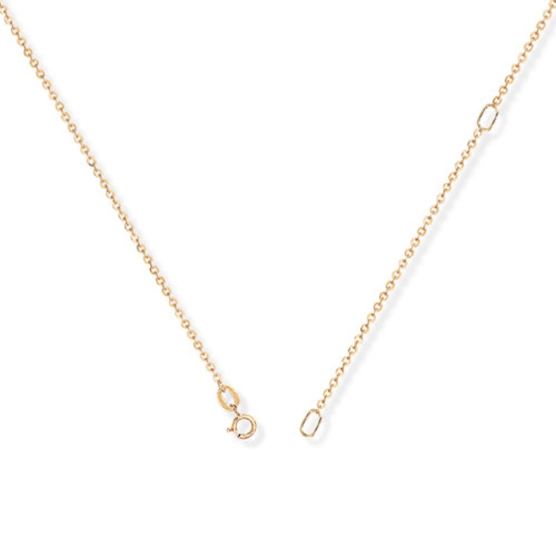 9ct Yellow Gold 18 Inch Trace Link Chain