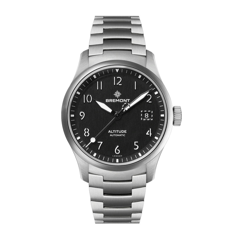 Bremont Altitude 39 Date Automatic Watch ALT39-DT-SS-BK-B