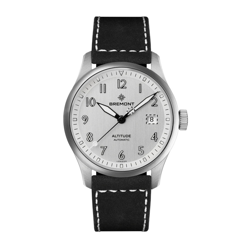 Bremont Altitude 39 Date Automatic Watch ALT39-DT-SS-SI-L-S