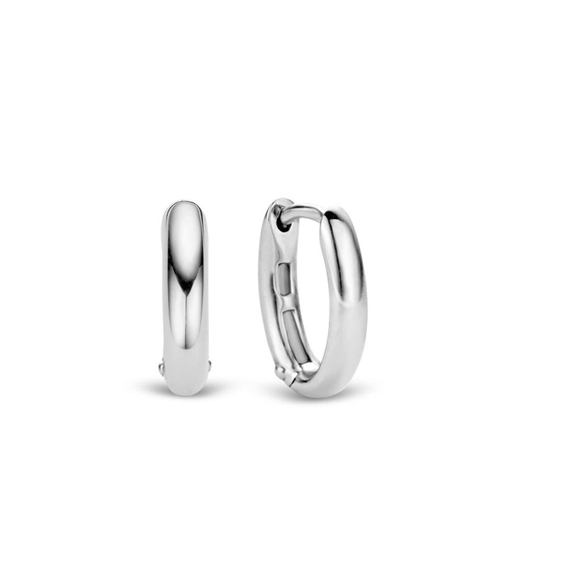 Ti Sento Oval Hoop Earrings 7759SI