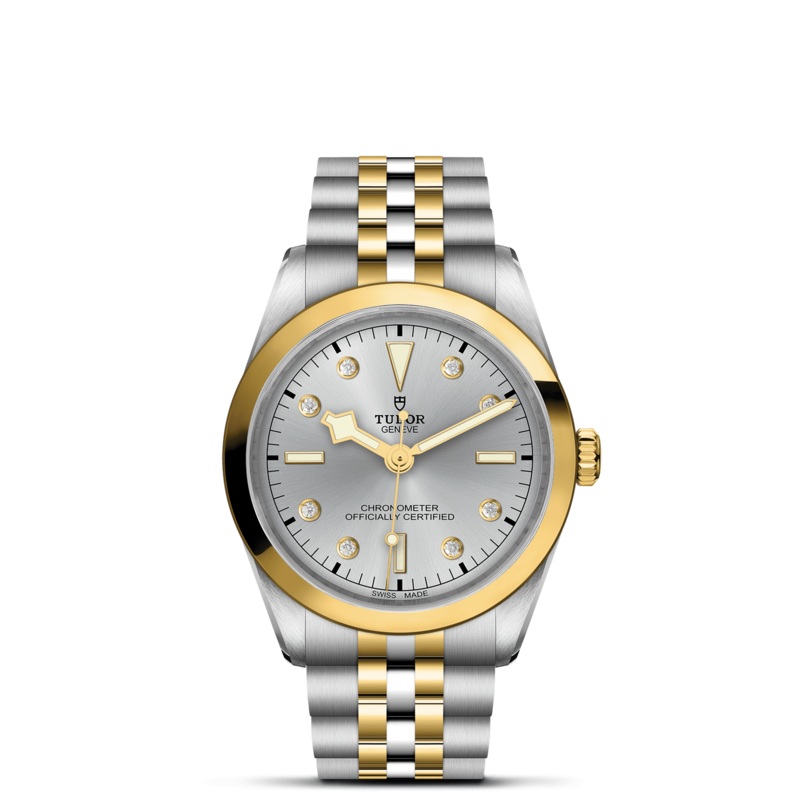 TUDOR Black Bay One 36mm Chronometer Stainless Steel and Yellow Gold Diamond Automatic Watch M79643-0007