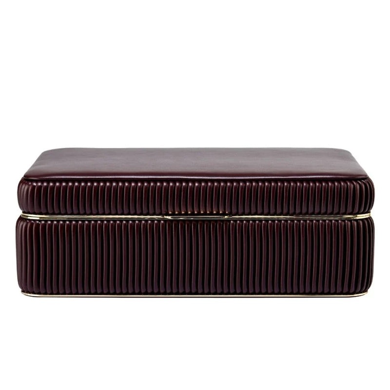 WOLF Bella Medium Bordeaux Jewellery Box