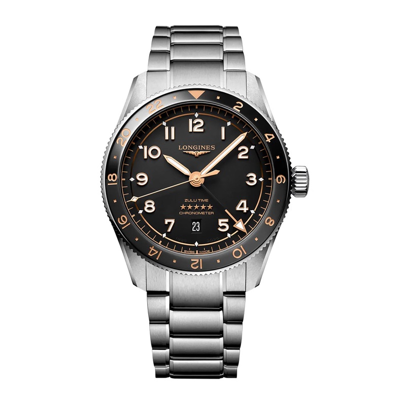 Longines SPIRIT ZULU TIME 42mm Automatic Watch L38124506
