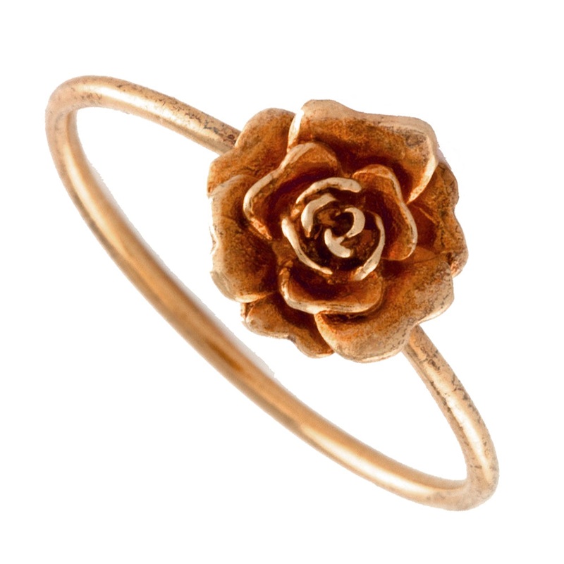 Alex Monroe Rose Damasca Ring