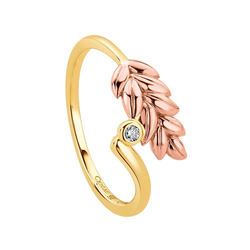 Clogau Lilibet Diamond Slim Ring GQNM0334 (N)